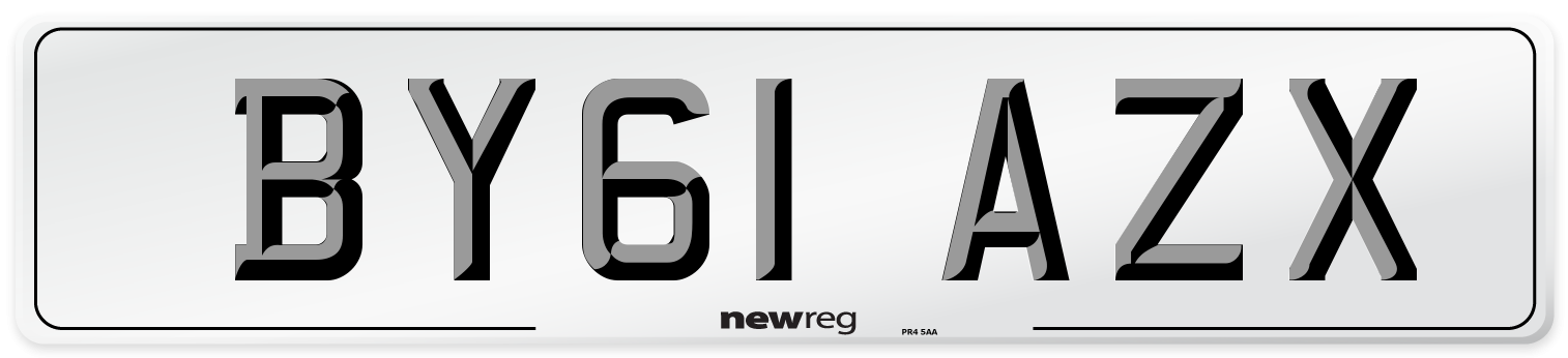 BY61 AZX Number Plate from New Reg